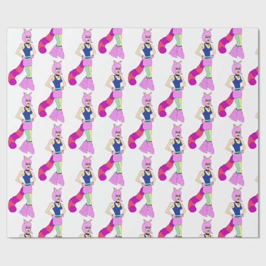 Knopf Geschenkpapier (Flach)