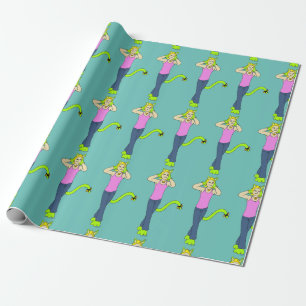 Knopf Geschenkpapier