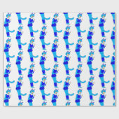 Knopf Geschenkpapier (Flach)