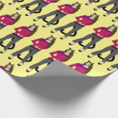 Knopf Geschenkpapier (Ecke)