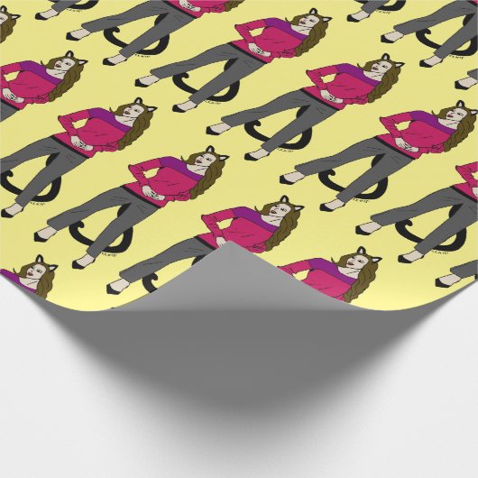 Knopf Geschenkpapier (Ecke)