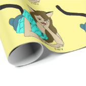 Knopf Geschenkpapier (Rolleneckpunkt)