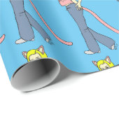 Knopf Geschenkpapier (Rolleneckpunkt)