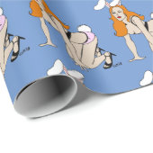 Knopf Geschenkpapier (Rolleneckpunkt)