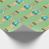 Knopf Geschenkpapier (Ecke)