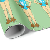 Knopf Geschenkpapier (Rolleneckpunkt)