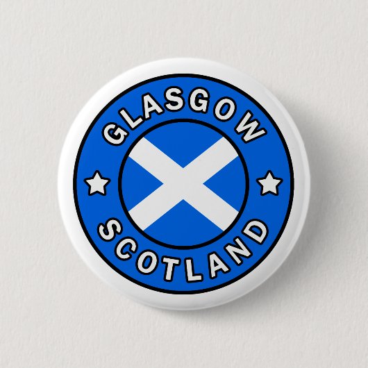 Knopf Glasgows Schottland Button (Vorderseite)