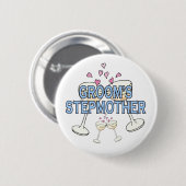 Knopf: Groom's Stepmutter Button (Vorne & Hinten)