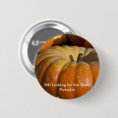 Knopf:  Großer Kürbis Button (Vorne & Hinten)
