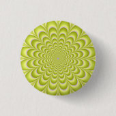 Knopf Grün und Violet Rosette Button (Vorderseite)