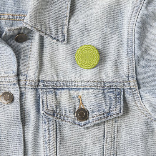 Knopf Grün und Violet Rosette Button (Beispiel)