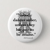 Knopf H.P. Lovecraft Quote Button (Vorderseite)