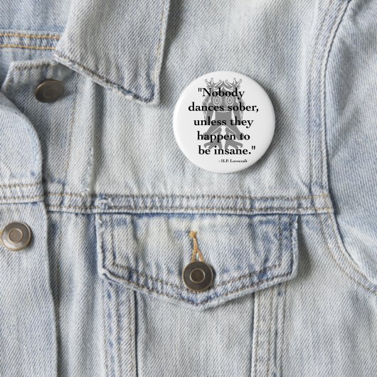 Knopf H.P. Lovecraft Quote Button (Beispiel)