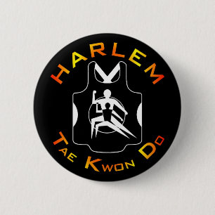 Knopf Harlems Taekwondo Button