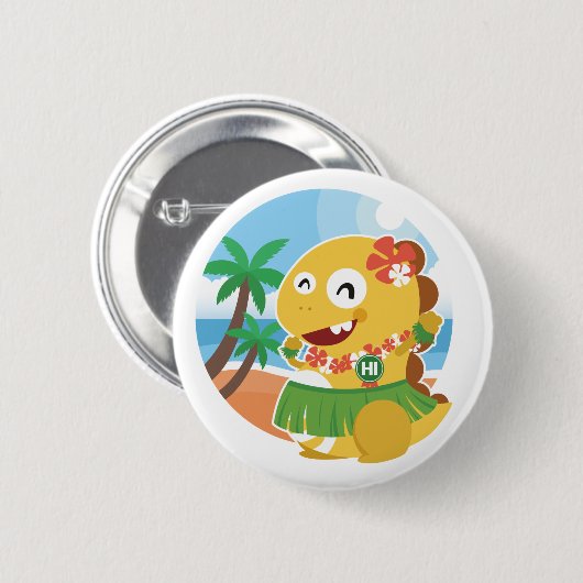 Knopf Hawaiis VIPKID Button (Vorne & Hinten)