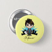 Knopf "Herr-Metropolitan" Button (Vorne & Hinten)