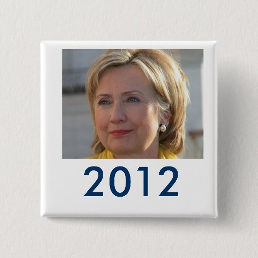 Knopf Hillary 2012 Button (Vorderseite)