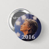 Knopf Hillary 2016 Button (Vorne & Hinten)