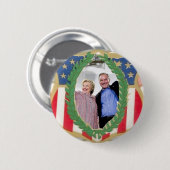 Knopf Hillary 2016 Button (Vorne & Hinten)