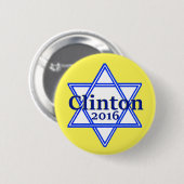 Knopf Hillary 2016 Button (Vorne & Hinten)
