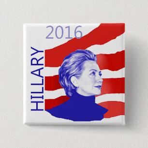 Knopf Hillary 2016 Button