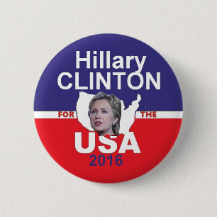 Knopf Hillary 2016 Button
