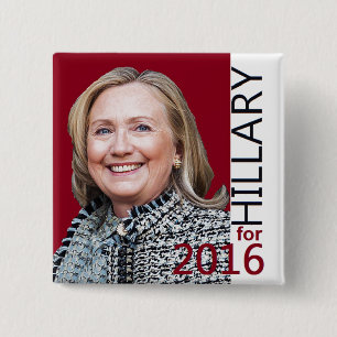 Knopf Hillary 2016 Button