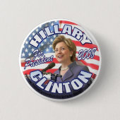 Knopf Hillary Clinton Button (Vorderseite)