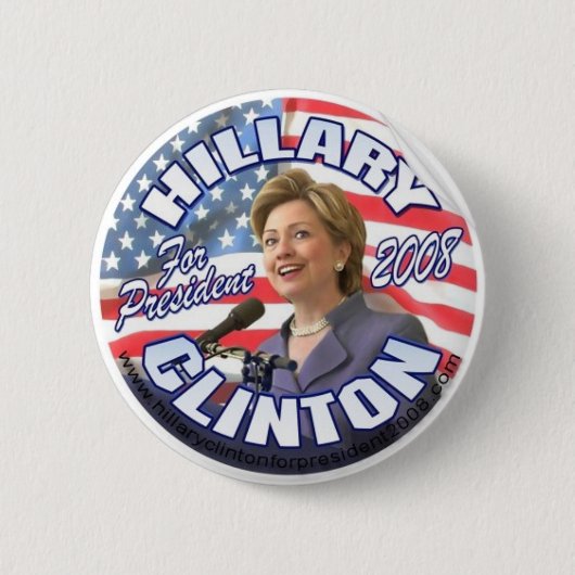 Knopf Hillary Clinton Button (Vorderseite)