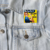Knopf Hillary Clintons 2016 Button (Beispiel)
