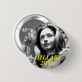 Knopf Hillary Clintons 2016 Button (Vorne & Hinten)