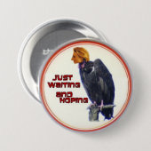 Knopf Hillary-Geier-3-Inch Button (Vorne & Hinten)