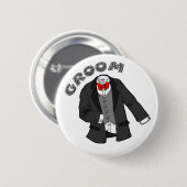 Knopf Hochzeitsgröß Button (Vorne & Hinten)