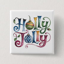 Knopf Holly Jolly