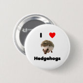 Knopf Igel der Liebe I Button (Vorne & Hinten)