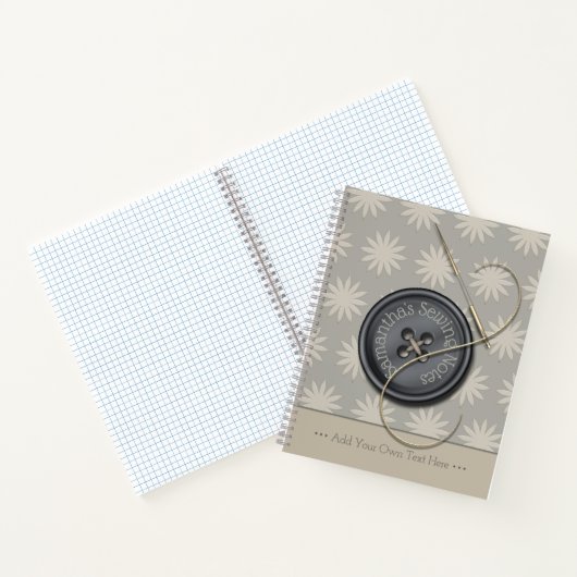 Knopf-It-Nähjournal Notizblock (Innenseite)