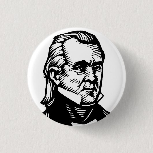 Knopf James K Polk Button (Vorderseite)