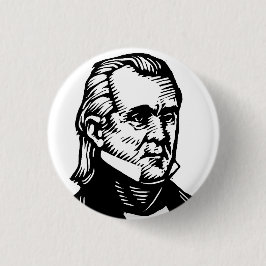Knopf James K Polk Button