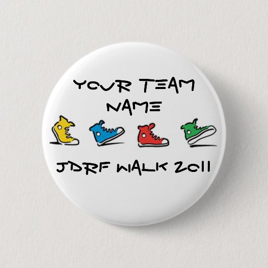 Knopf JDRF Weg-2011 Button (Vorderseite)
