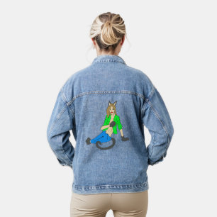 Knopf Jeansjacke