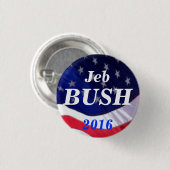 Knopf Jeb Bushs 2016 Button (Vorne & Hinten)
