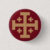 Knopf Jerusalem Button (Vorderseite)