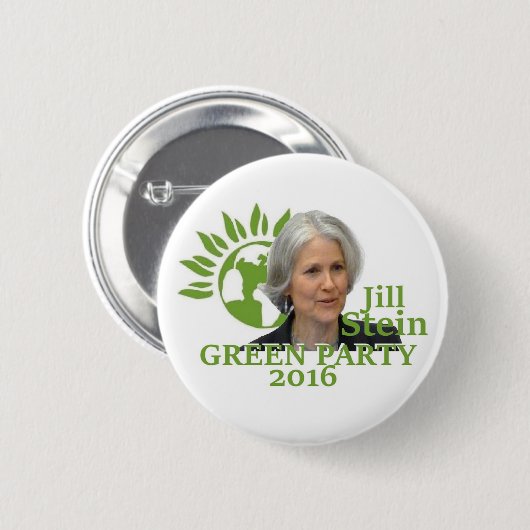 Knopf Jill STEIN 2016 Button (Vorne & Hinten)