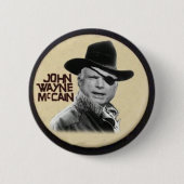 Knopf John Waynes McCain Button (Vorderseite)