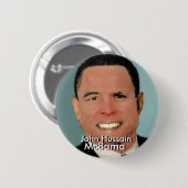 Knopf Johns Hussain McBama Button (Vorne & Hinten)