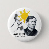 Knopf Jose Rizal Button (Vorderseite)