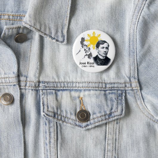 Knopf Jose Rizal Button (Beispiel)