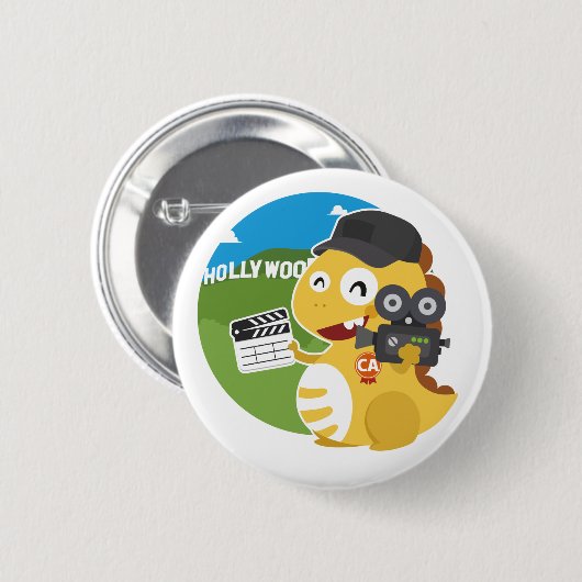 Knopf Kaliforniens VIPKID Button (Vorne & Hinten)