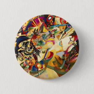 Knopf Kandinsky Zusammensetzungs-VII Button