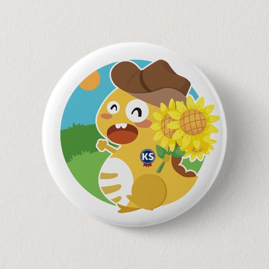 Knopf Kansas VIPKID Button (Vorderseite)